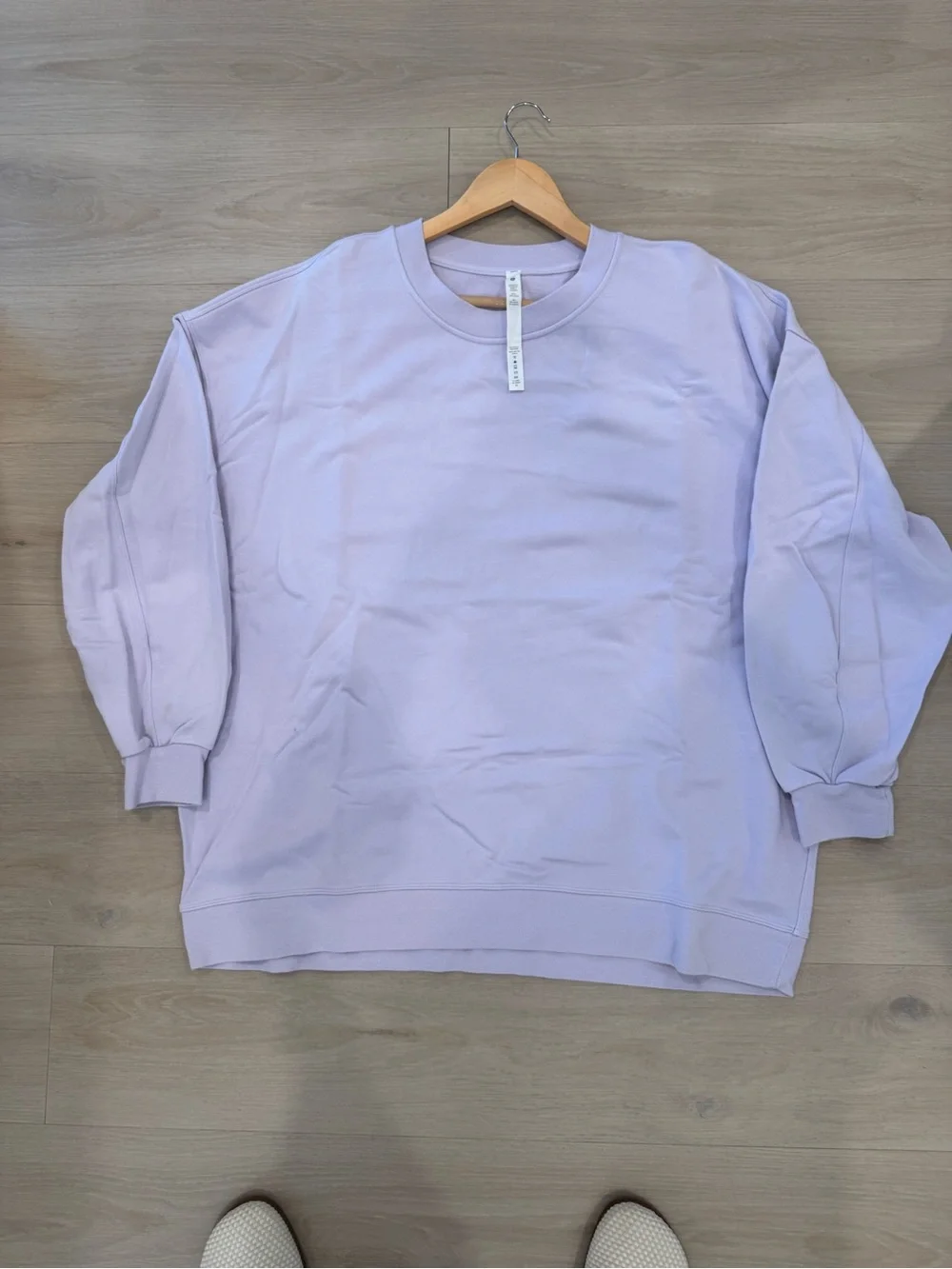 lululemon-Lavender Crewneck Sweatshirt Pullover- Womens size 16